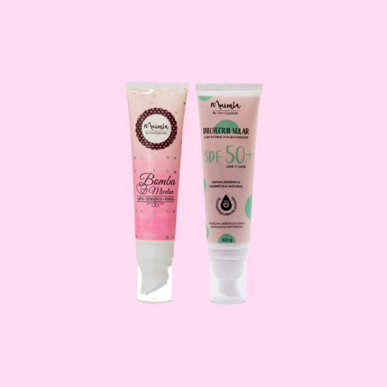 Kit Protector solar + Bomba Micelar
