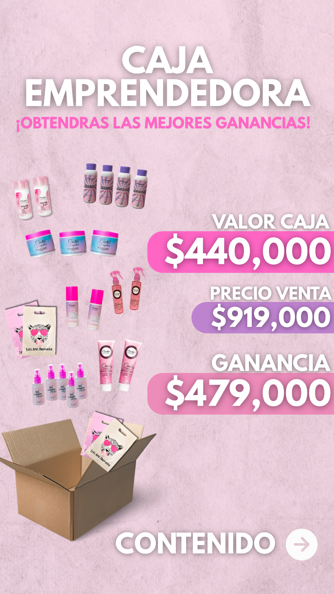 Caja emprendedora MUIMIA