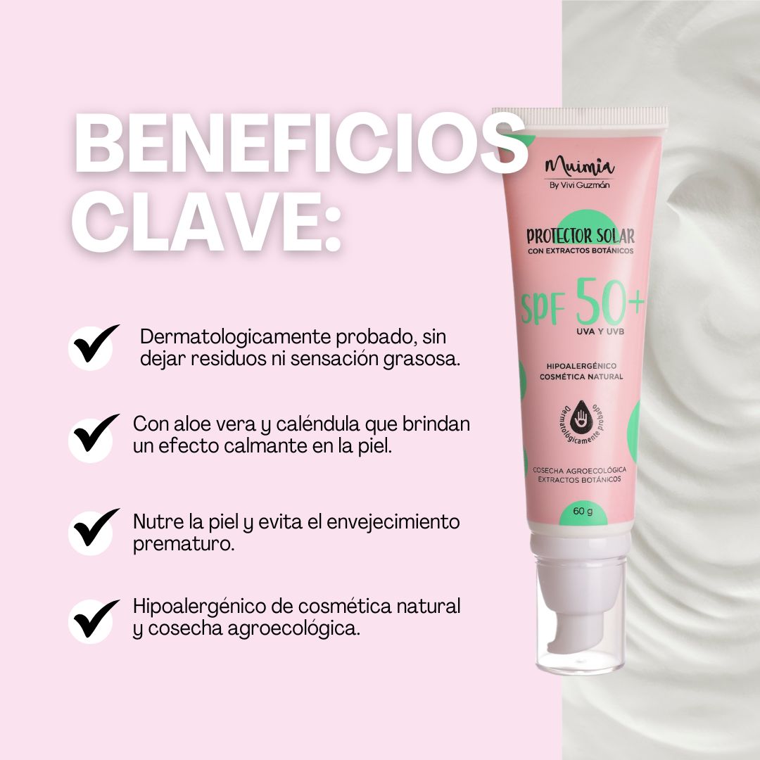 Protector solar Con extractos botánicos 60 gr