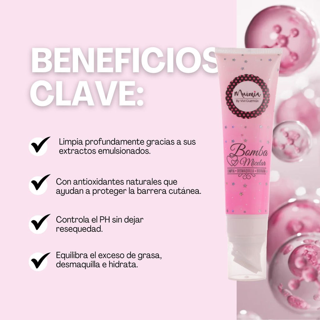 Bomba micelar Jabón facial 130 ml