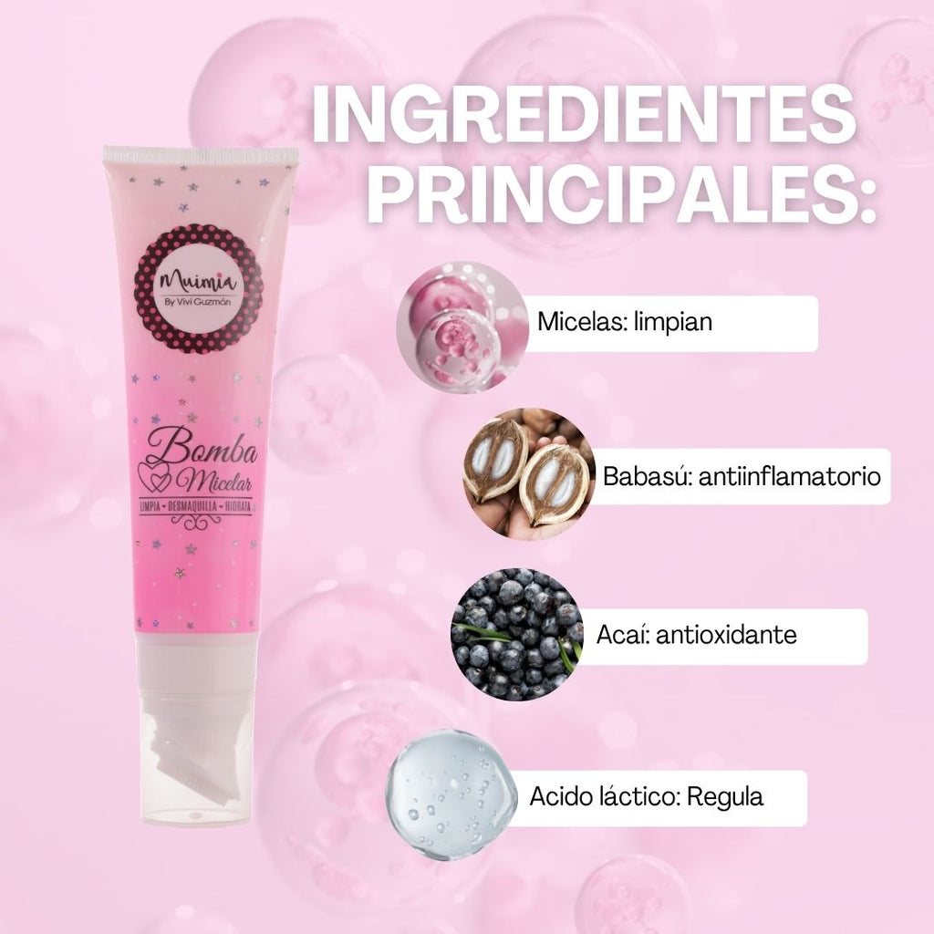Bomba micelar Jabón facial 130 ml