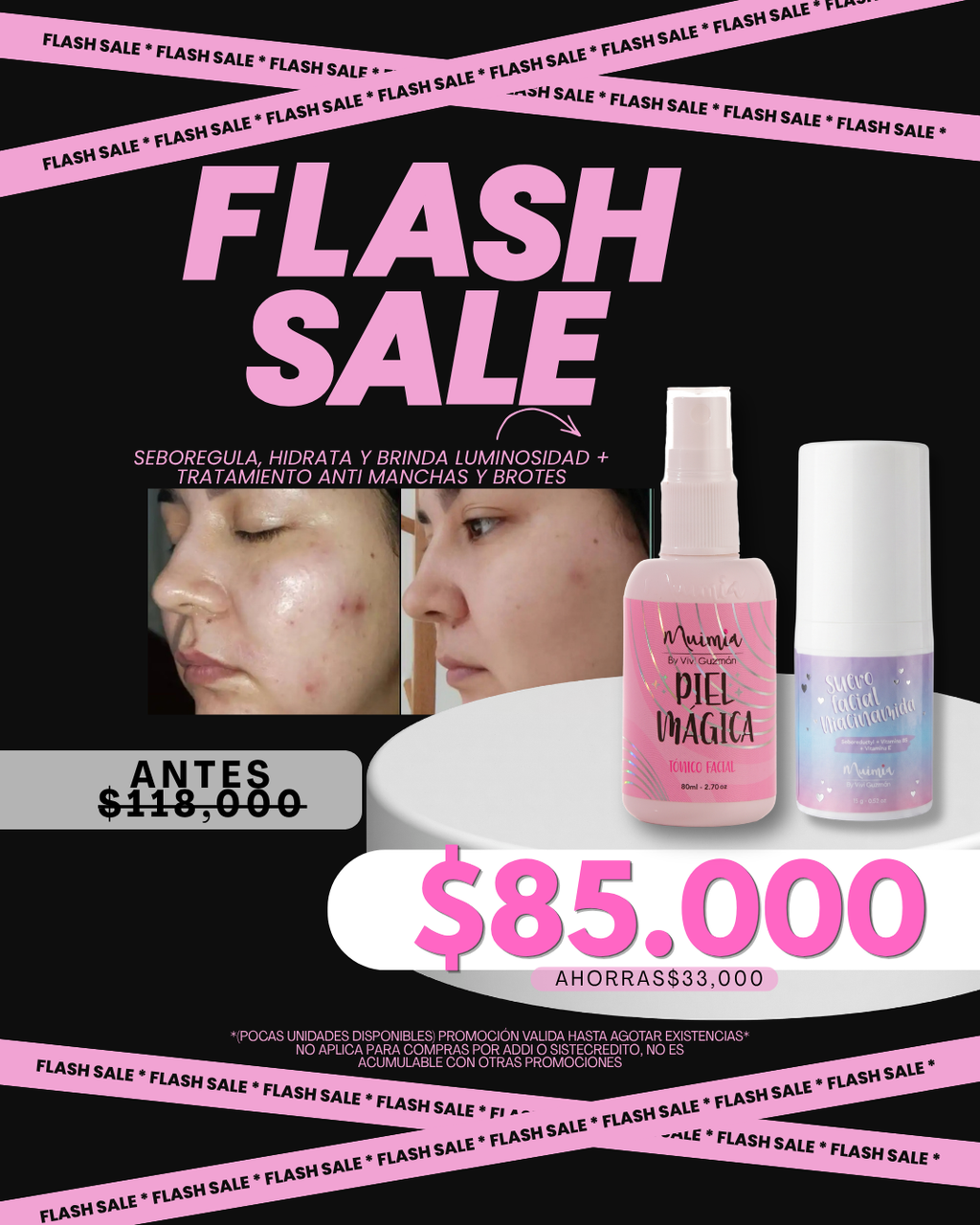 FLASH SALE PIEL MAGICA+ SERUM NIACINAMIDA