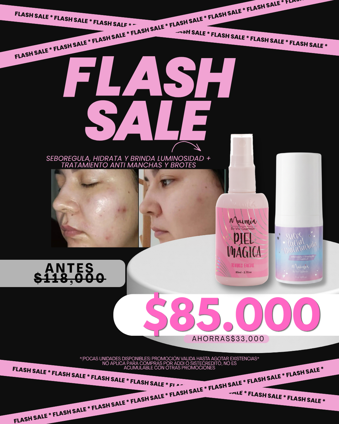 FLASH SALE PIEL MAGICA+ SERUM NIACINAMIDA