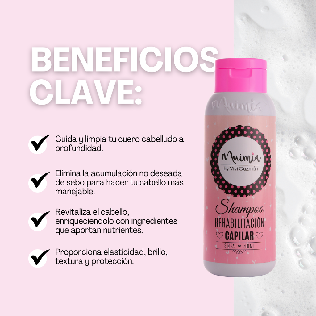 Shampoo Rehabilitación capilar 500 ml