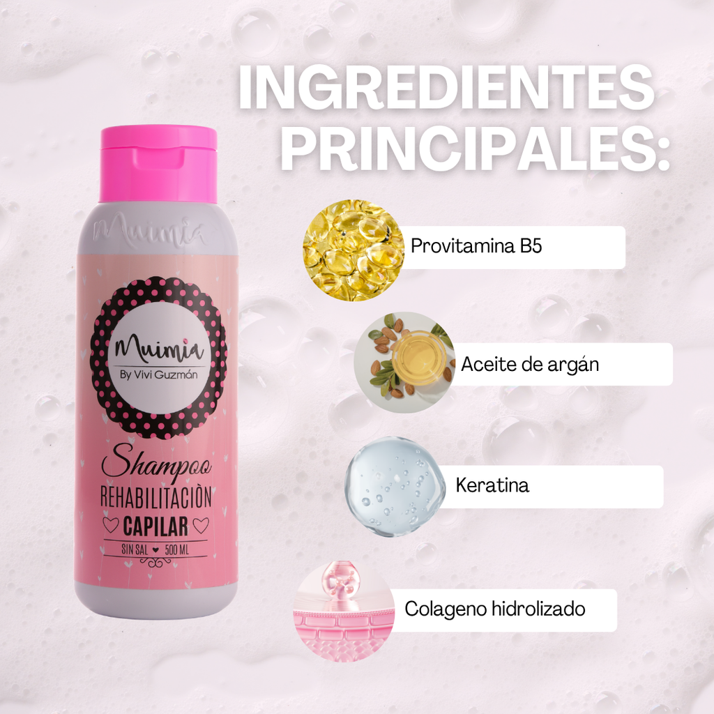 Shampoo Rehabilitación capilar 500 ml