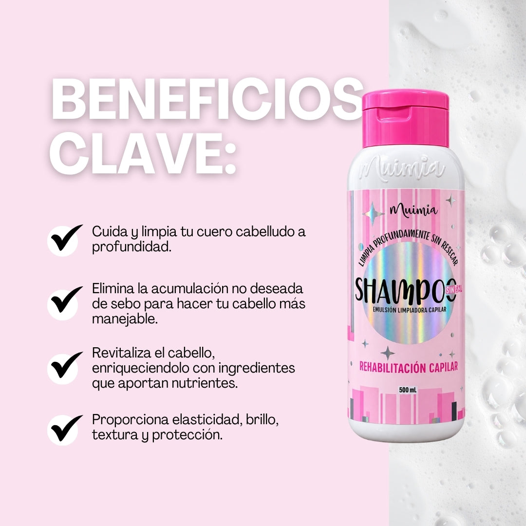 Shampoo Rehabilitación capilar 500 ml