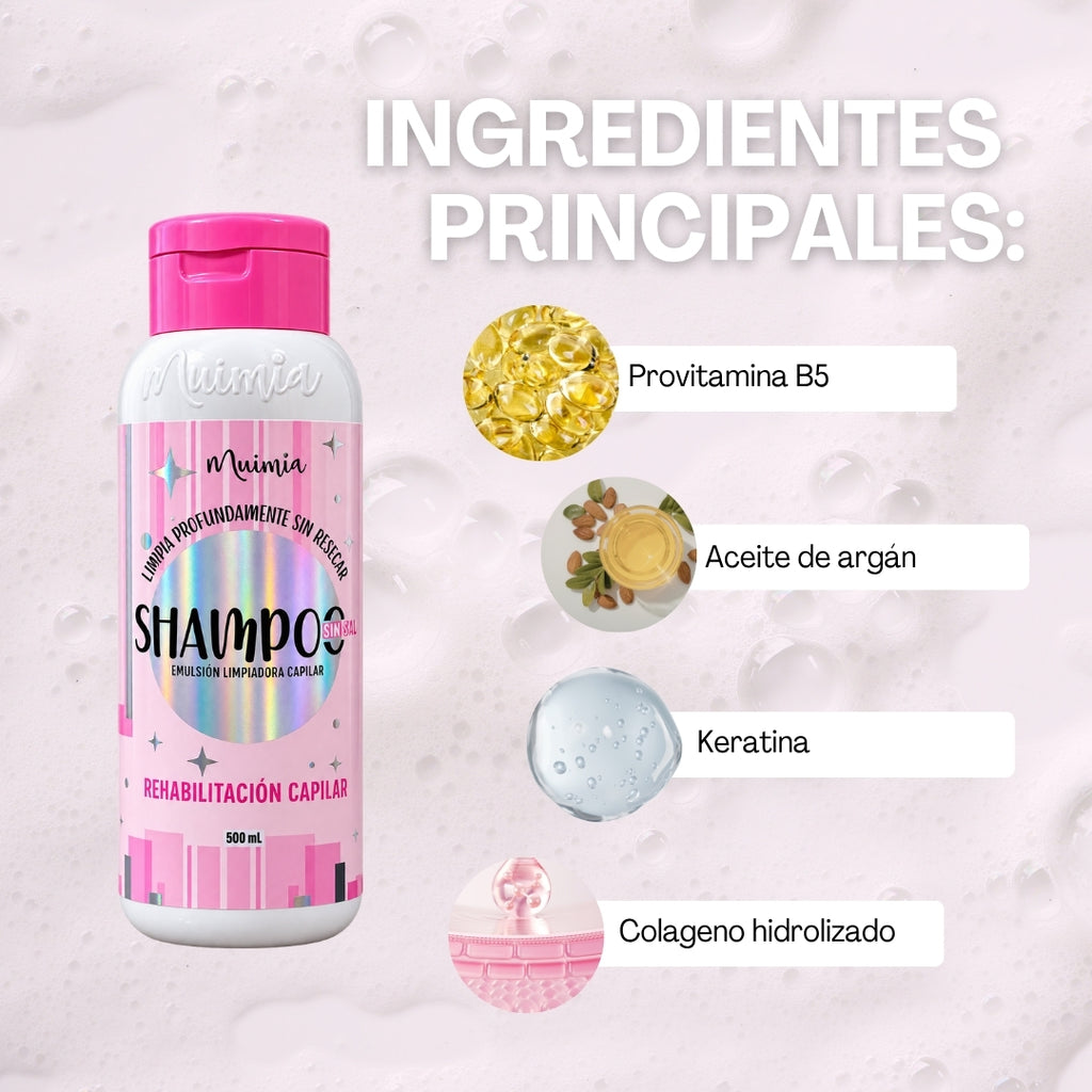 Shampoo Rehabilitación capilar 500 ml